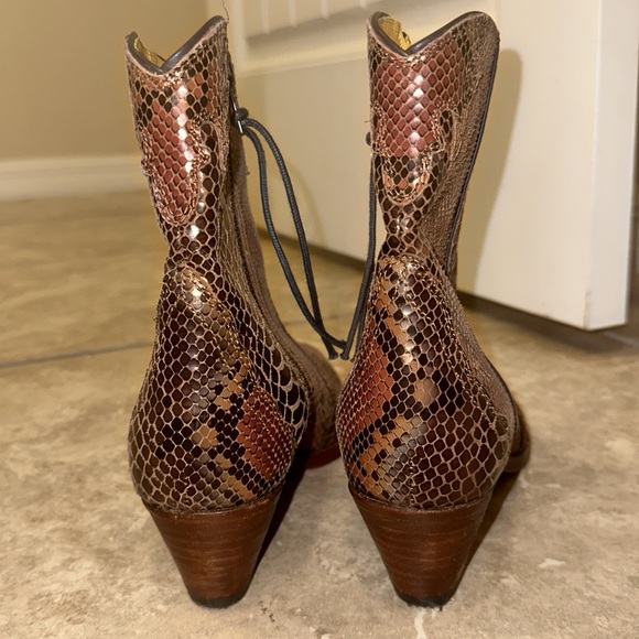 Free People snake cowboy booties - Picture 4 of 7
